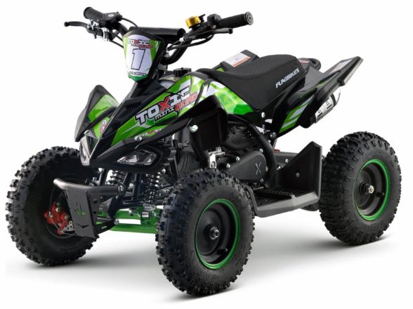 FunBikes 800w Toxic Mini Quad Bike in Green